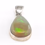 Ateş Opal Kolye Ucu (Gümüş) Orijinal Kristal Detay Görseli 2