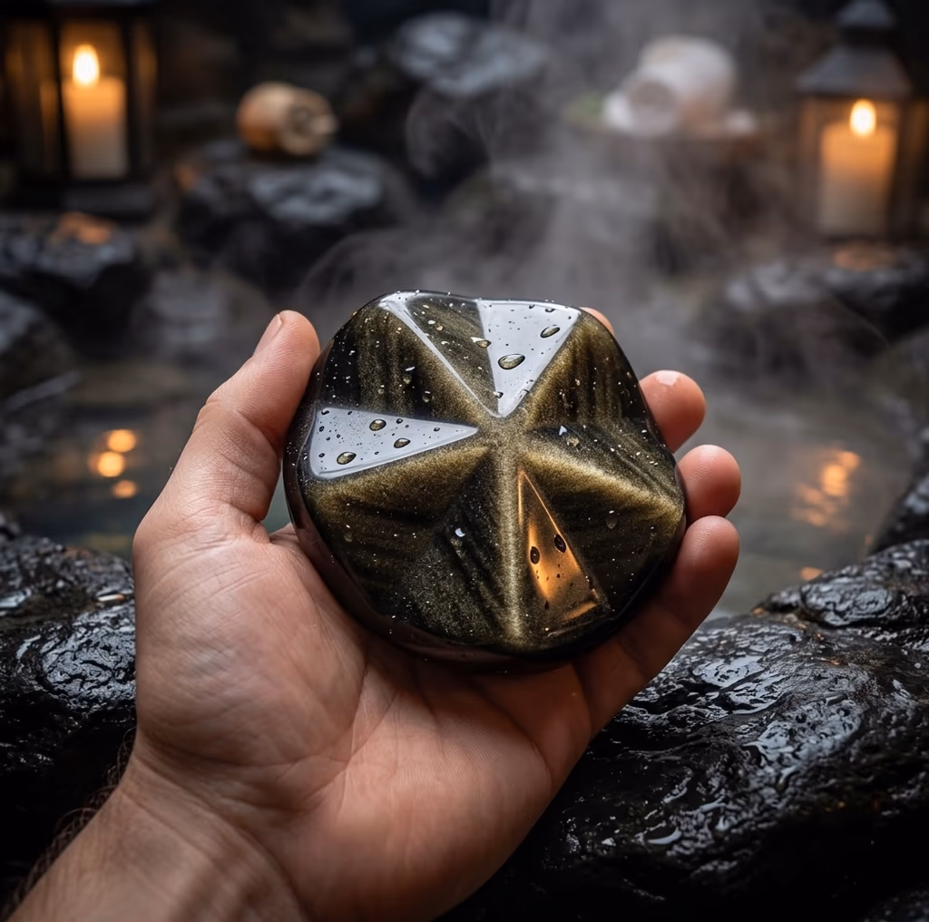 Gold Obsidiyen Spa Taşı Yıldız İncele ve Satın Al Gold Obsidiyen Spa Taşı Yıldız - Orijinal Doğal Taş ve Şifa Kristali Görsel 1