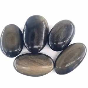 Gold Obsidyen Spa Taşı - Orijinal Şifalı Kristal - Görsel 2
