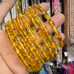 Kehribar Bileklik 6x7 mm Orijinal Kristal Detay Görseli 2