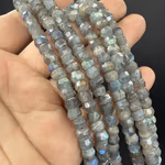 Labradorit Rondela Faset Dizi 8mm Orijinal Kristal Detay Görseli 1