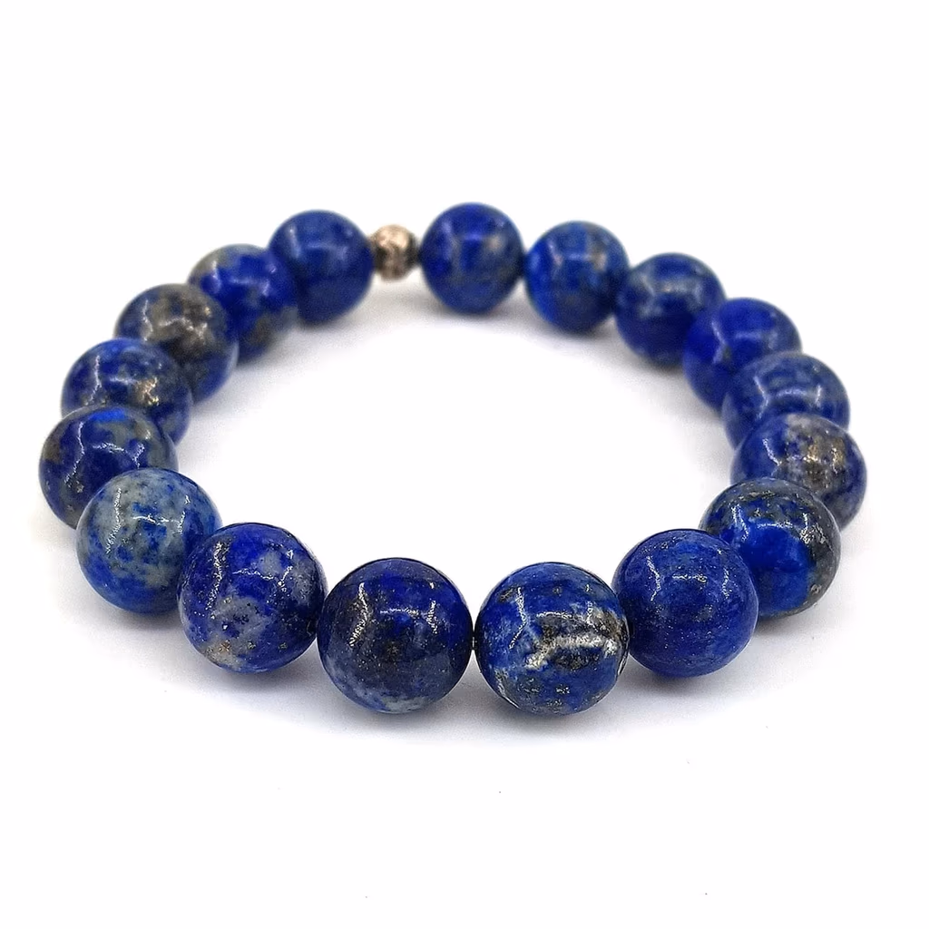 Lapis Lazuli Bileklik 10mm İncele ve Satın Al Lapis Lazuli Bileklik 10mm - Orijinal Doğal Taş ve Şifa Kristali Görsel 1