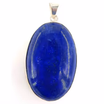 Lapis Lazuli Kolye Ucu (Gümüş) Orijinal Kristal Detay Görseli 1