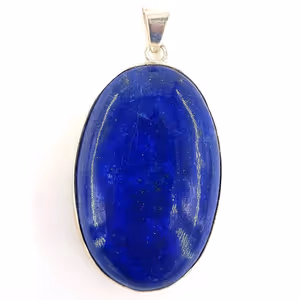 Lapis Lazuli Kolye Ucu (Gümüş) - Orijinal Şifalı Kristal - Görsel 2