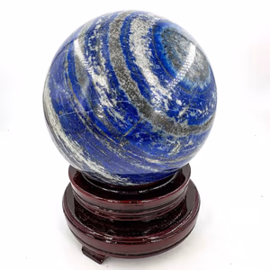 Lapis Lazuli Küre - Orijinal Şifalı Kristal - Görsel 1