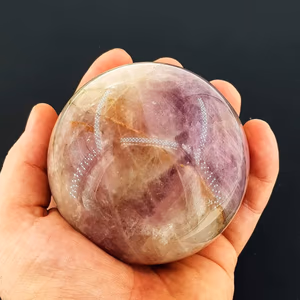 Madagaskar Pembe Kuvars Küre - Orijinal Şifalı Kristal - Görsel 1