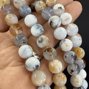 Opal Dizi 10 mm - Orijinal Şifalı Kristal - Görsel 1