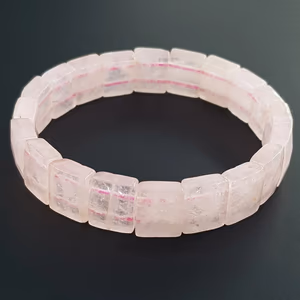 Pembe Kuvars Bileklik Rolex - Orijinal Şifalı Kristal - Görsel 1