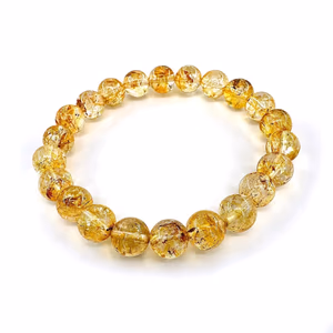 Sarı Topaz Bileklik 6A+ - Orijinal Şifalı Kristal - Görsel 1