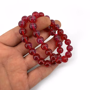 Star Yakut Bileklik 10mm - Orijinal Şifalı Kristal - Görsel 1