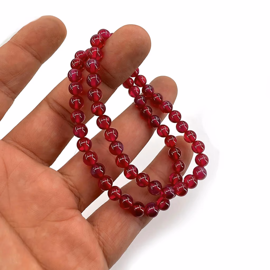 Star Yakut Bileklik 6mm İncele ve Satın Al Star Yakut Bileklik 6mm - Orijinal Doğal Taş ve Şifa Kristali Görsel 1