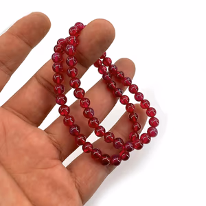 Star Yakut Bileklik 6mm - Orijinal Şifalı Kristal - Görsel 1
