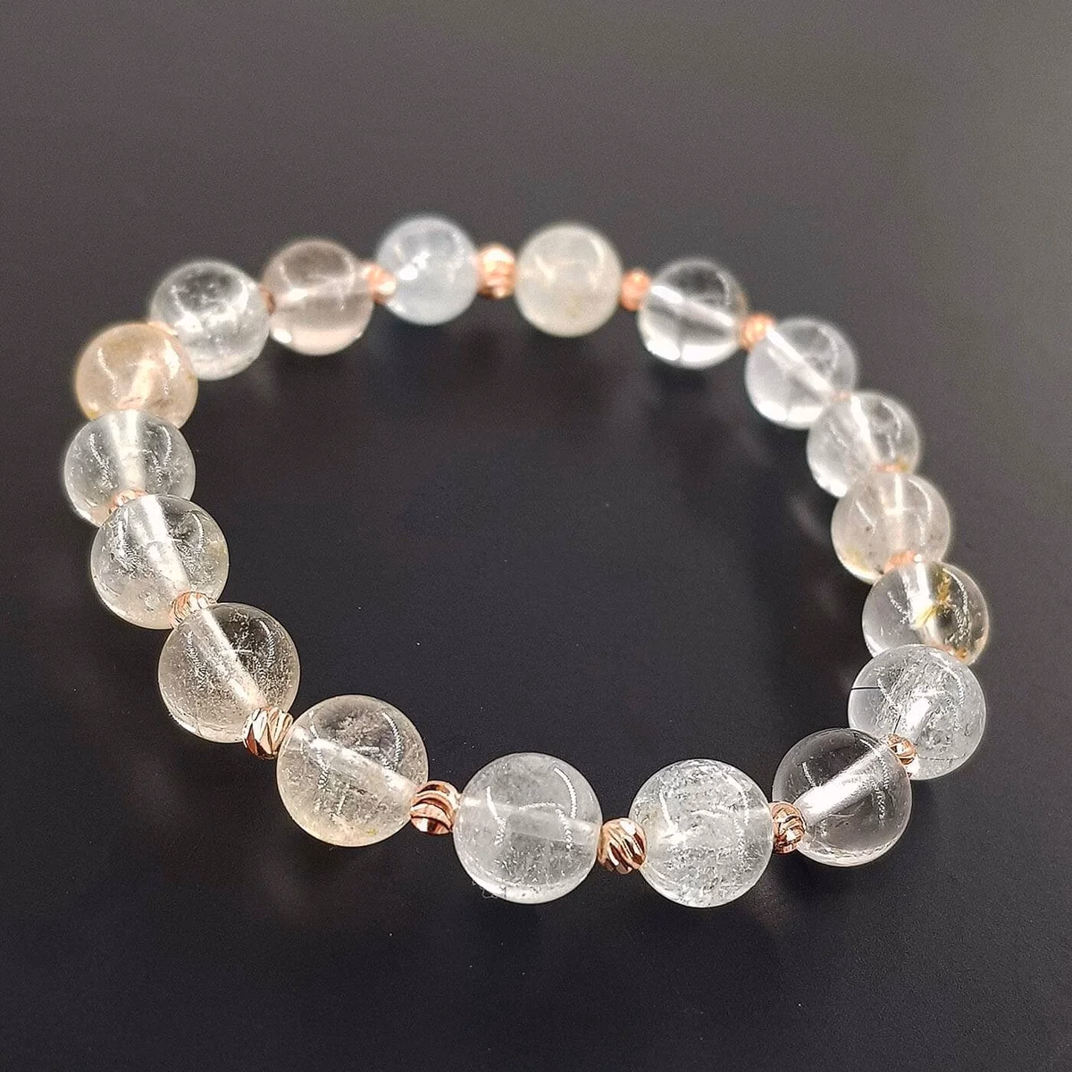 Topaz Bileklik Rose 8mm