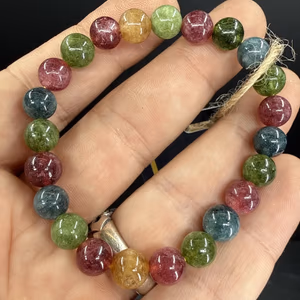 Turmalin Mix 3A Bileklik 8mm * - Orijinal Şifalı Kristal - Görsel 1