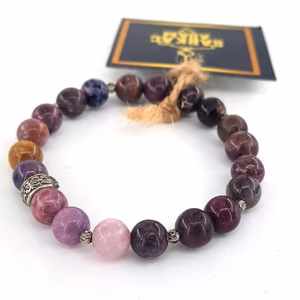 Yakut Safir Bileklik 8mm - Orijinal Şifalı Kristal - Görsel 1
