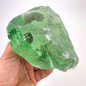 Yeşil Obsidiyen Ham Taş - Orijinal Şifalı Kristal - Görsel 1
