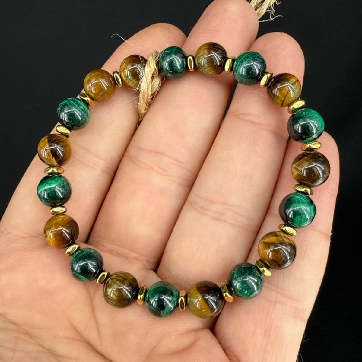 Ametist Bileklik 8mm Orijinal Kristal Detay Görseli 3
