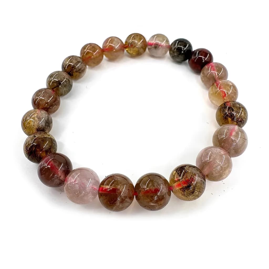 Auralite Bileklik 8mm - Orijinal Doğal Taş ve Şifa Kristali Görsel 1