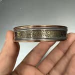 Bakır Bileklik Orijinal Kristal Detay Görseli 2