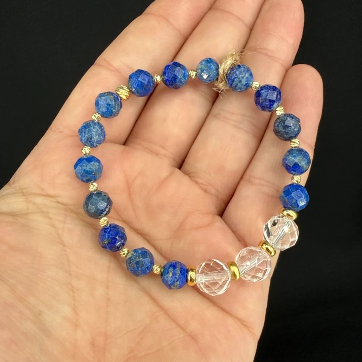 Ametist Bileklik 8mm Orijinal Kristal Detay Görseli 4
