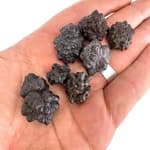 Flower Carbonado  Siyah Elmas M Boy Orijinal Kristal Detay Görseli 1