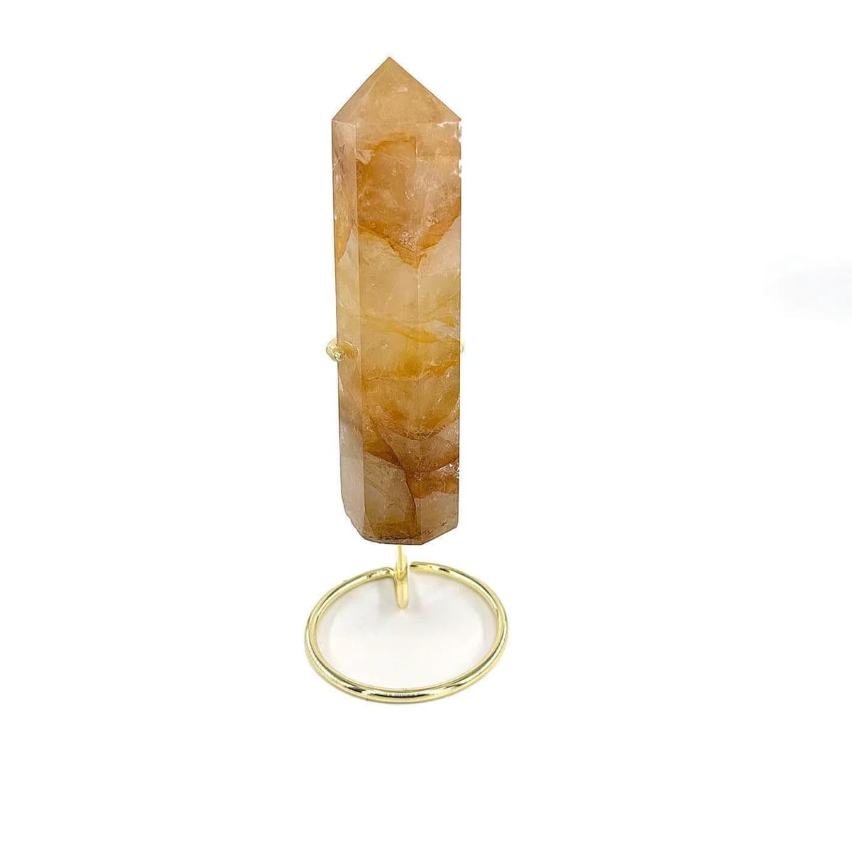 Hematoid Kuvars Obelisk - Orijinal Şifalı Kristal - Görsel 1