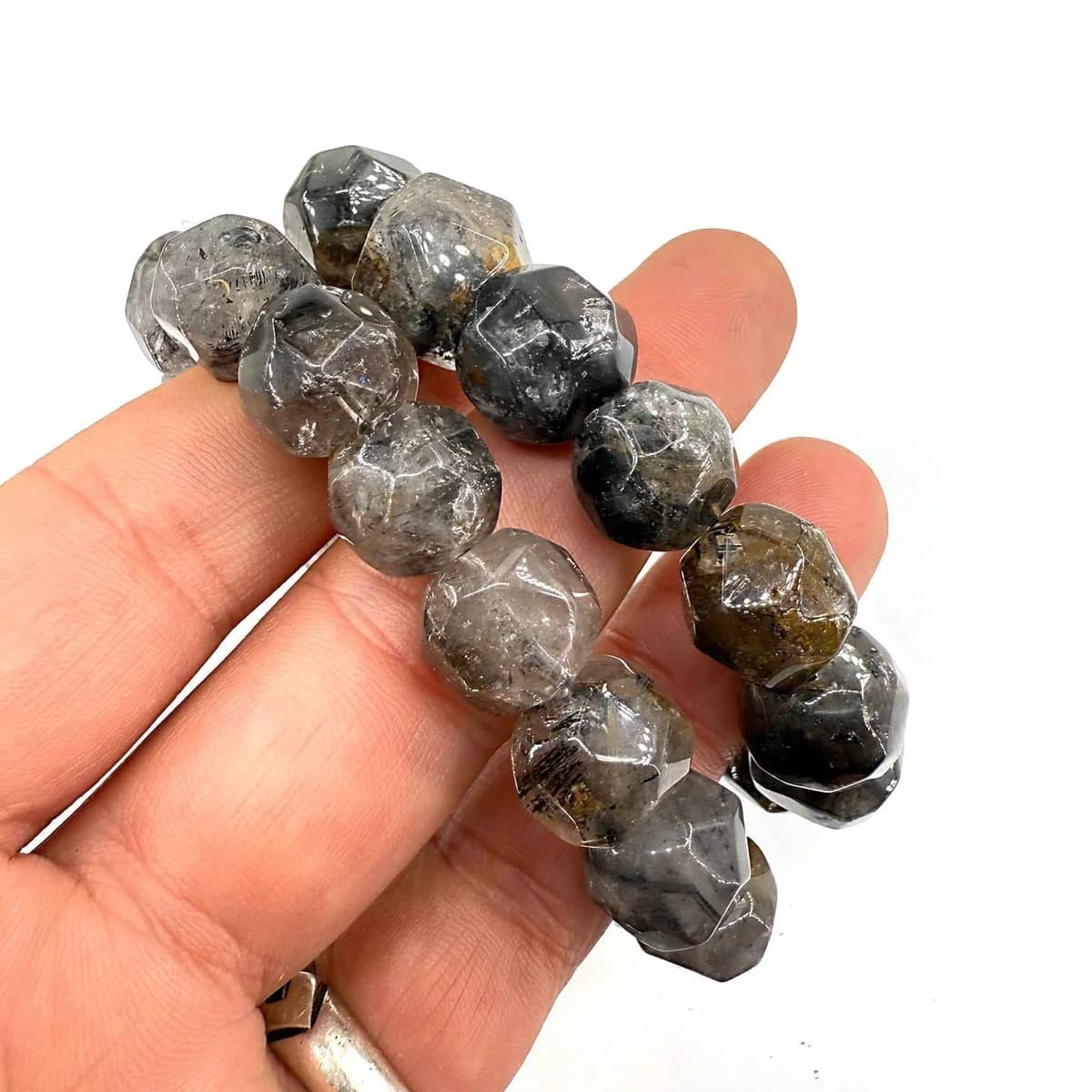 Herkimer Bileklik A+ Orijinal Kristal Detay Görseli 2