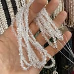 Herkimer Elmas Dizi AAA Orijinal Kristal Detay Görseli 1