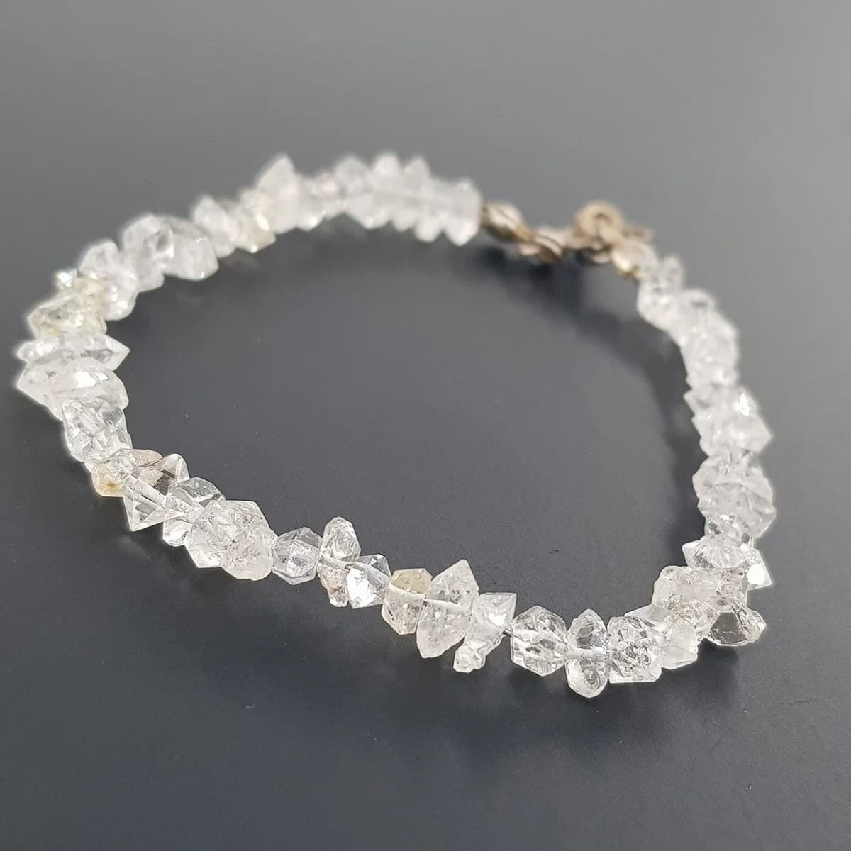 Herkimer Kuvars Çift Uçlu Doğal (Gümüş)