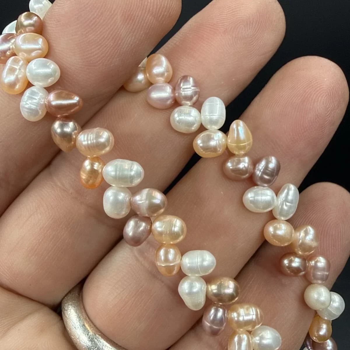 İnci Damla Somon 4 mm - Orijinal Şifalı Kristal - Görsel 2