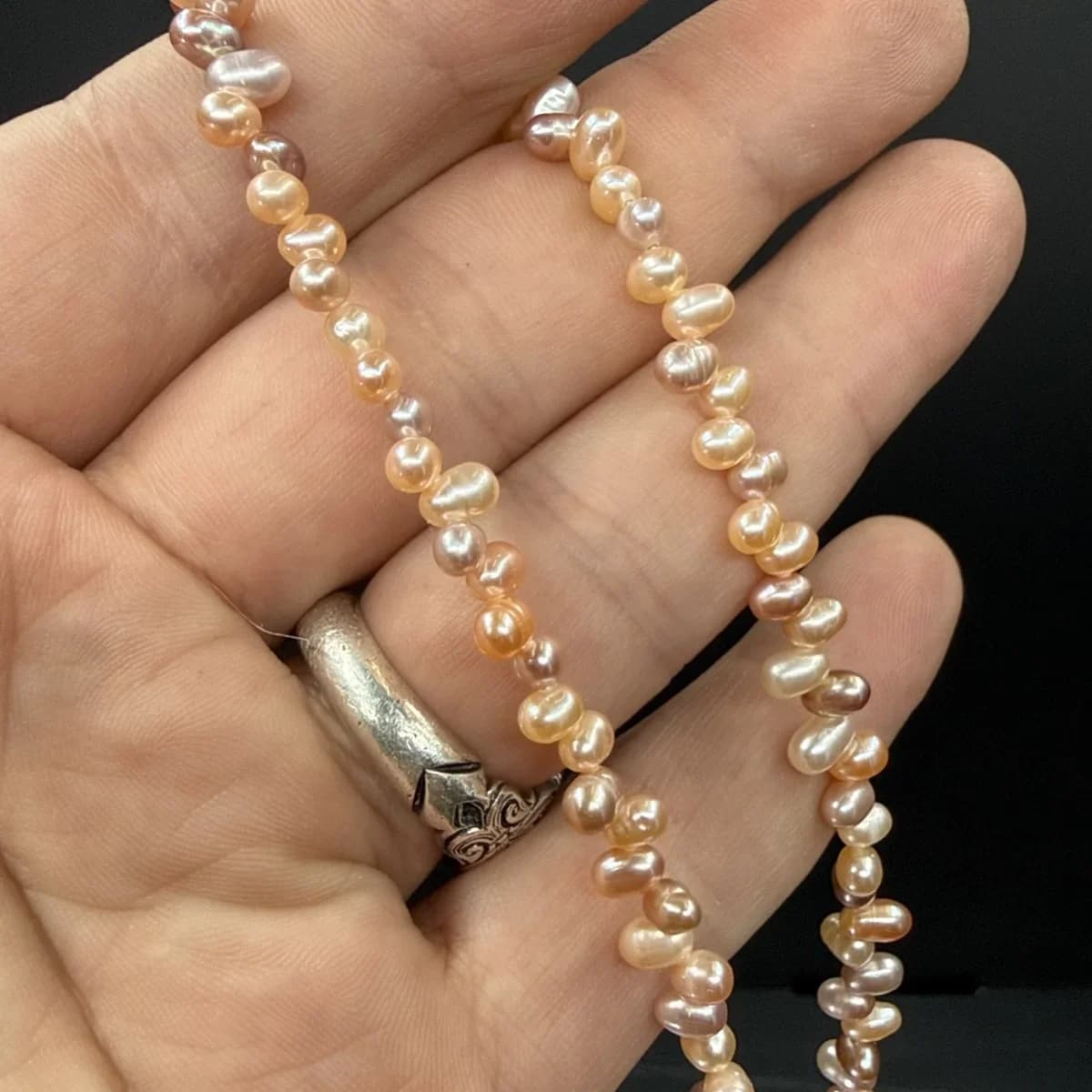 İnci Damla Somon 3 mm - Orijinal Şifalı Kristal - Görsel 2