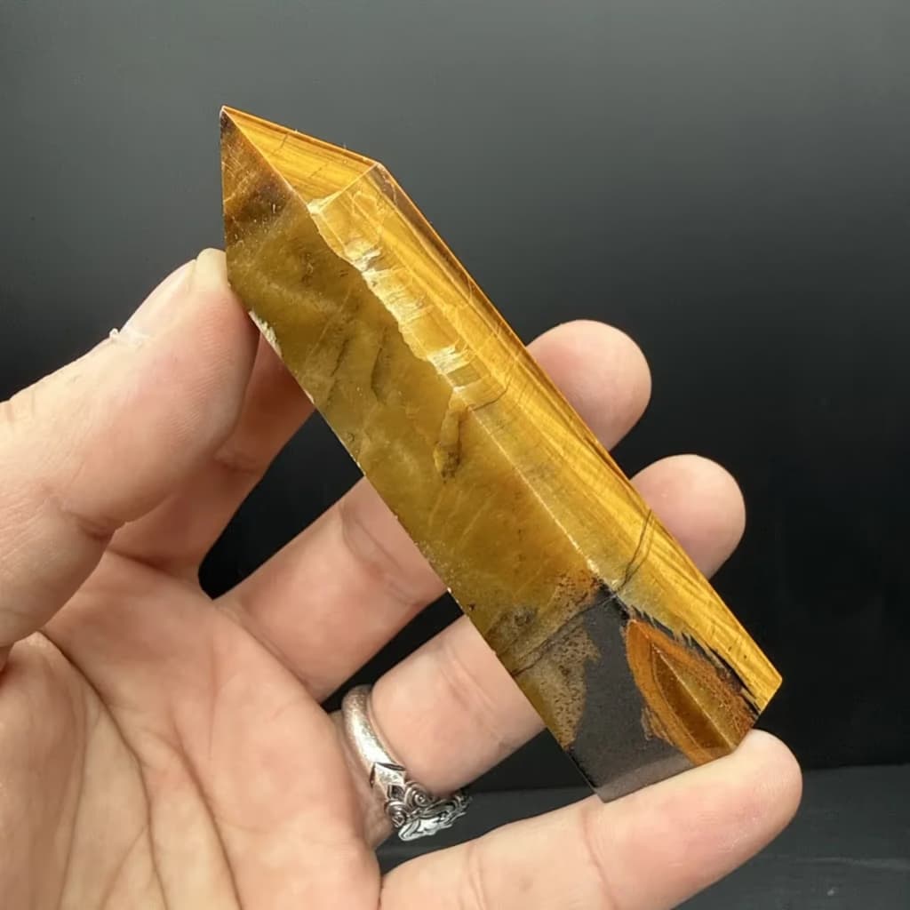 Kaplangözü Obelisk 10 cm - Orijinal Doğal Taş ve Şifa Kristali Görsel 1