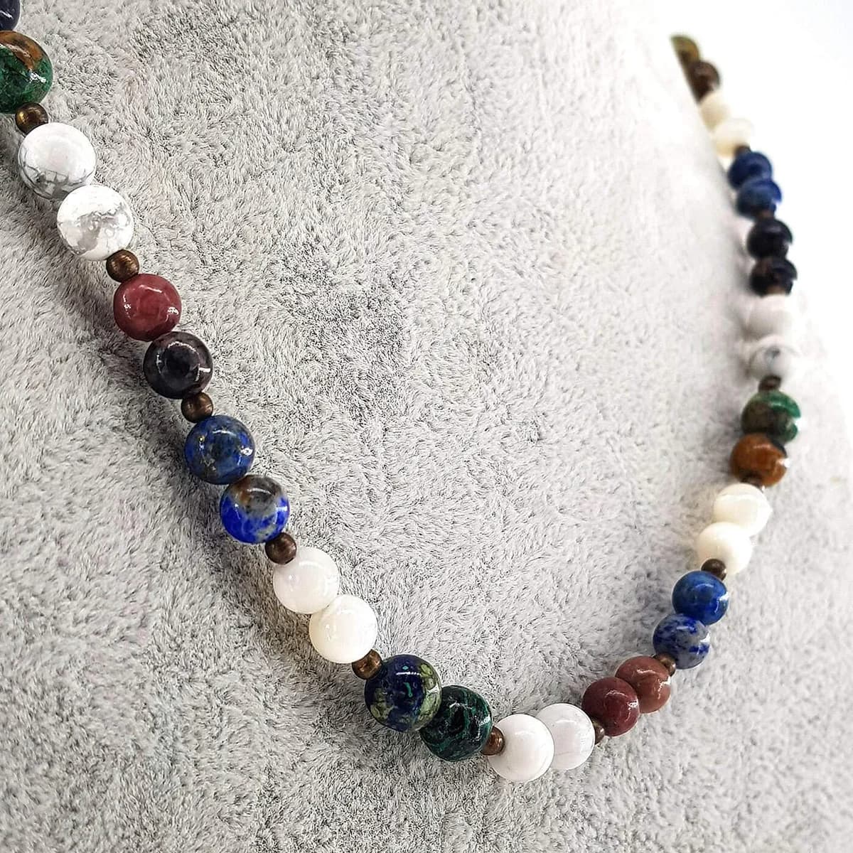 Mix Şifa Kolyesi 6mm Orijinal Kristal Detay Görseli 2