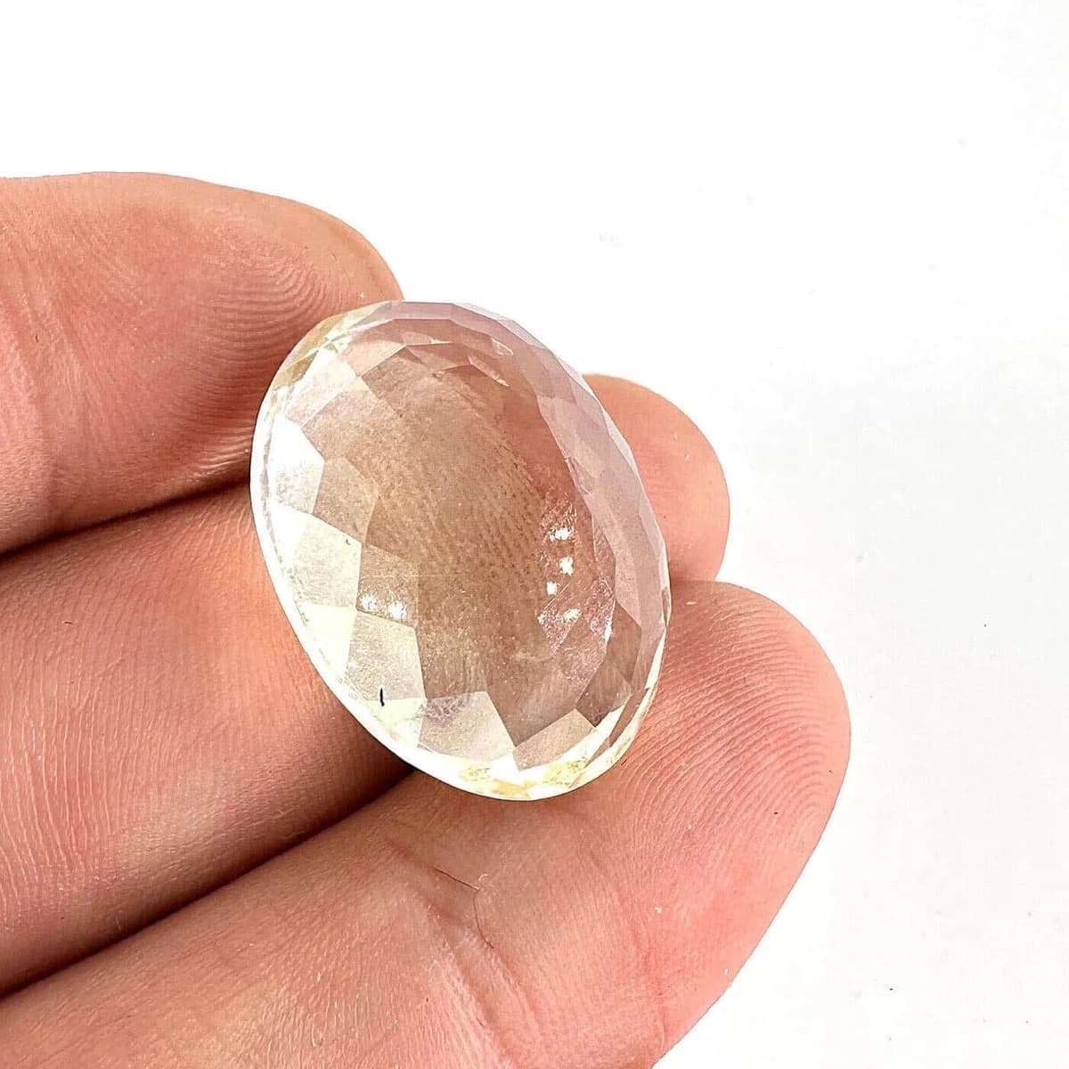 Limon Kuvars Kabaşon 6A+ K094 Orijinal Kristal Detay Görseli 2