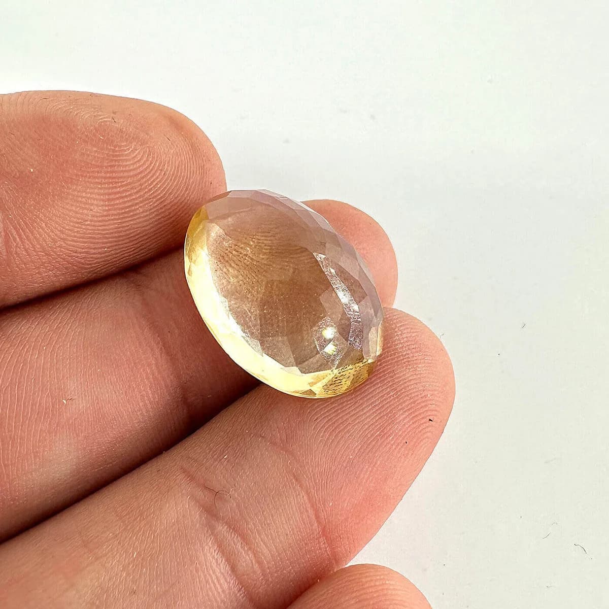 Limon Kuvars Kabaşon 6A+ K099 - Orijinal Şifalı Kristal - Görsel 2