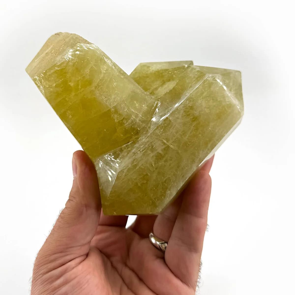 Limon Kuvars Obje Orijinal Kristal Detay Görseli 2