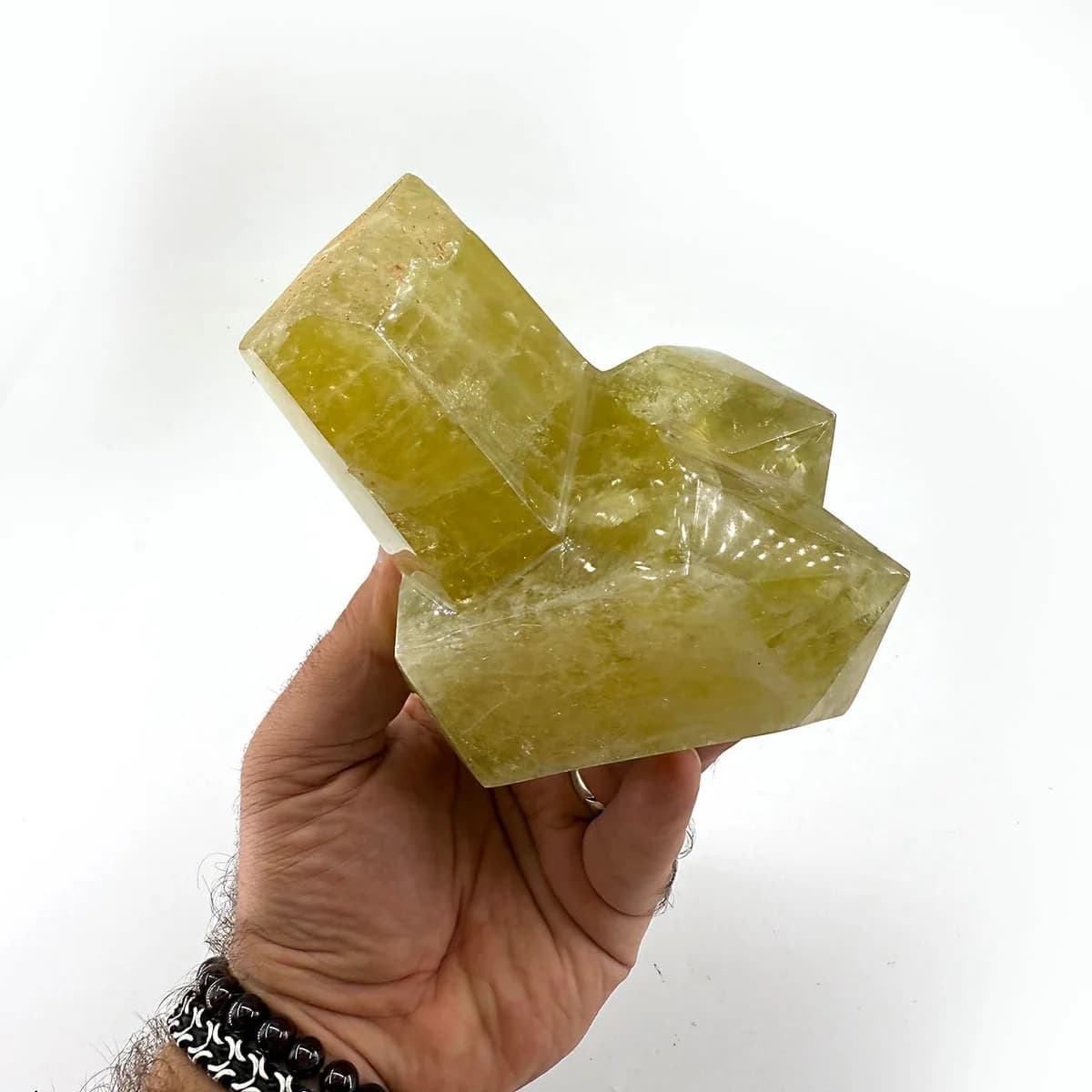Limon Kuvars Obje Orijinal Kristal Detay Görseli 3