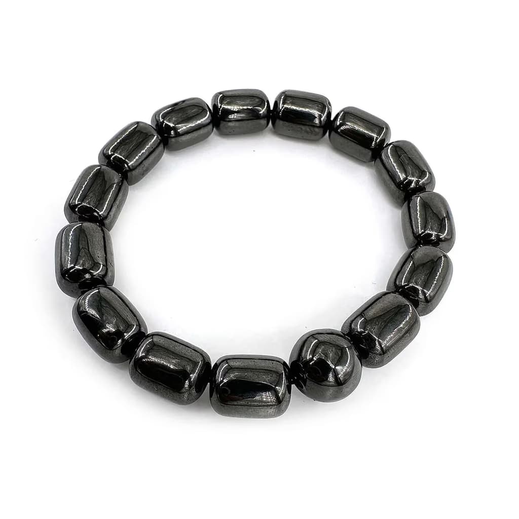 Manyetit Bileklik 12 x 10mm - Orijinal Doğal Taş ve Şifa Kristali Görsel 1