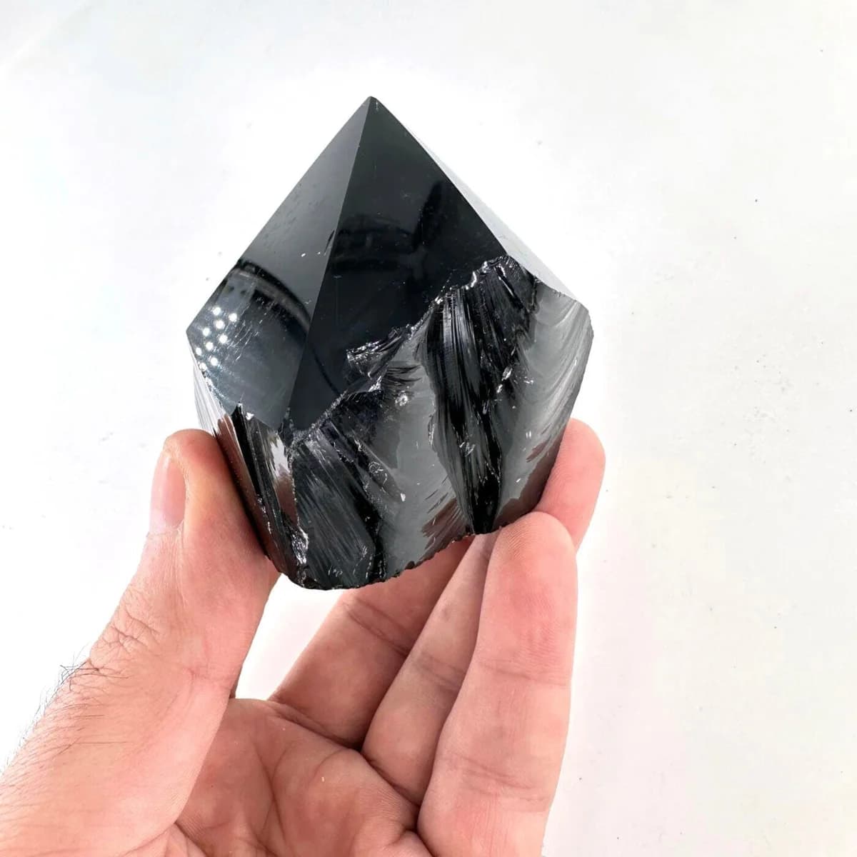 Obsidiyen Power Point - Orijinal Şifalı Kristal - Görsel 1