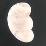 Pembe Kuvars Gua Sha Orijinal Kristal Detay Görseli 1
