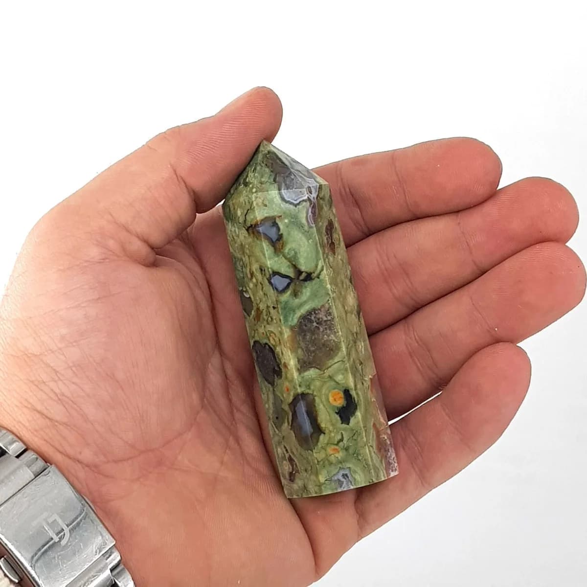 Riyolit Obelisk Orijinal Kristal Detay Görseli 2
