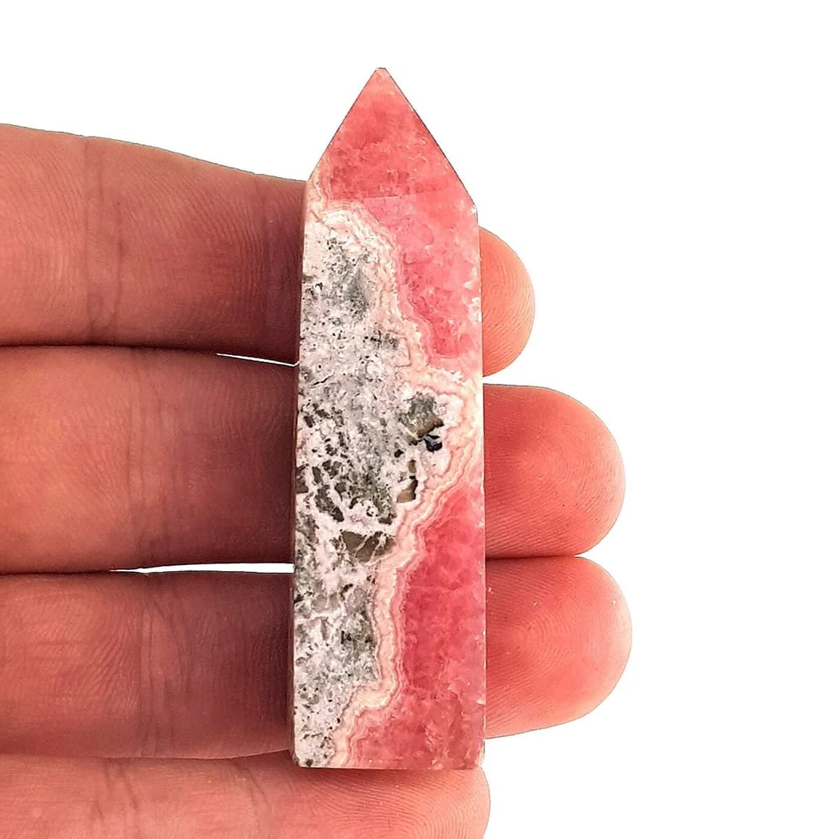 Rodokrozit Obelisk Orijinal Kristal Detay Görseli 2