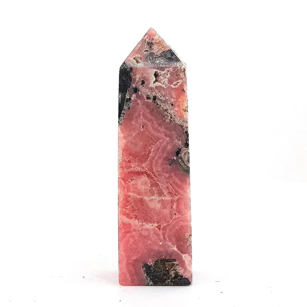 Rodokrozit Obelisk - Orijinal Doğal Taş ve Şifa Kristali Görsel 1