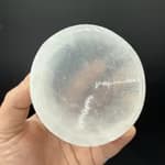 Selenit Kase 10cm Orijinal Kristal Detay Görseli 1