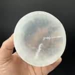 Selenit Kase 10cm Orijinal Kristal Detay Görseli 3