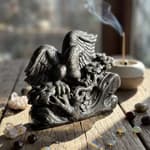 Silver Obsidiyen Kartal Obje Orijinal Kristal Detay Görseli 2