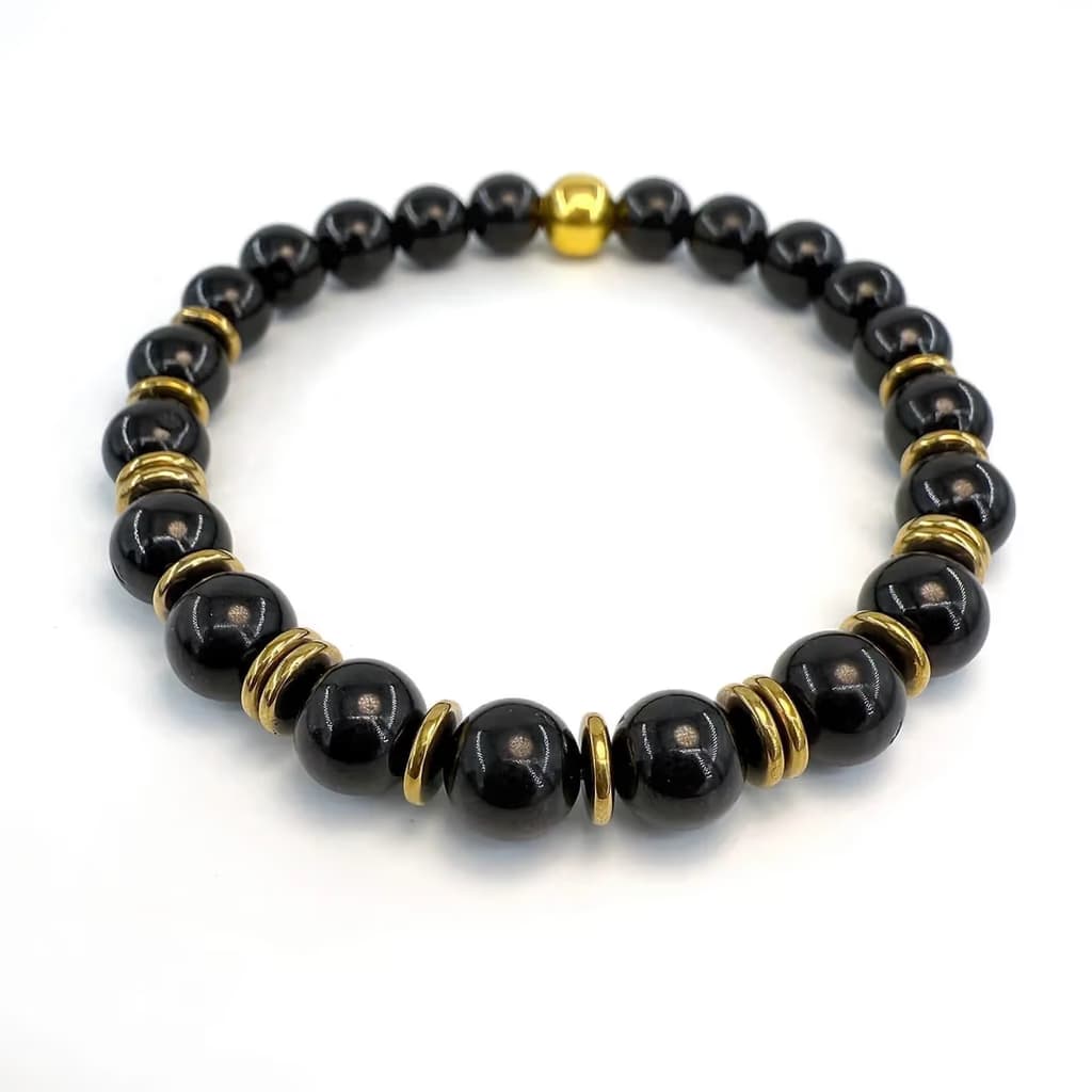 Spinel Bileklik 8mm - Orijinal Doğal Taş ve Şifa Kristali Görsel 1