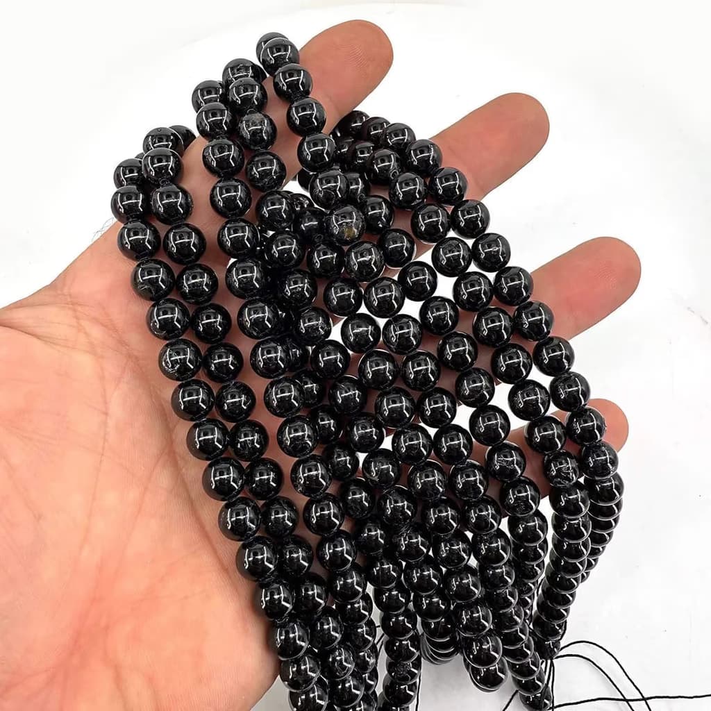Spinel Dizi 8 mm - Orijinal Doğal Taş ve Şifa Kristali Görsel 1