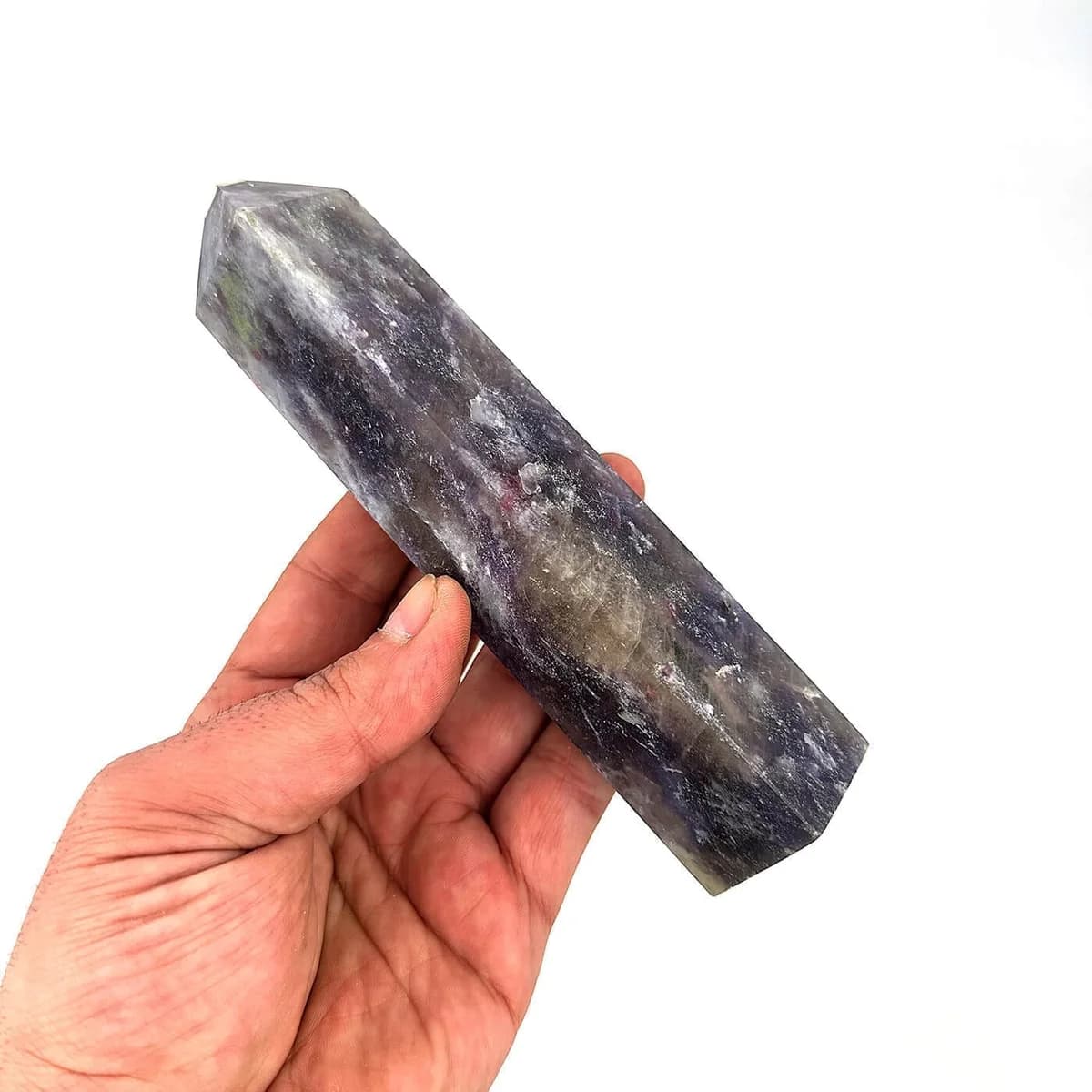 Tanzanit Obelisk - Orijinal Şifalı Kristal - Görsel 1