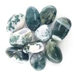 Yosunlu Akik (Moss Agate) Tımbıl Orijinal Kristal Detay Görseli 2